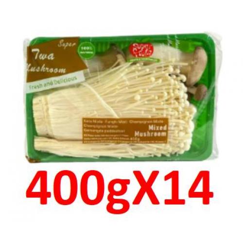 新鲜 杂锦菇  1箱 14X400g