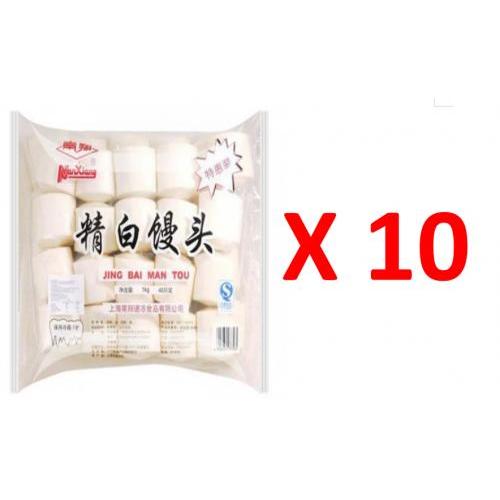南翔 精白馒头 整箱 （1公斤x10)
